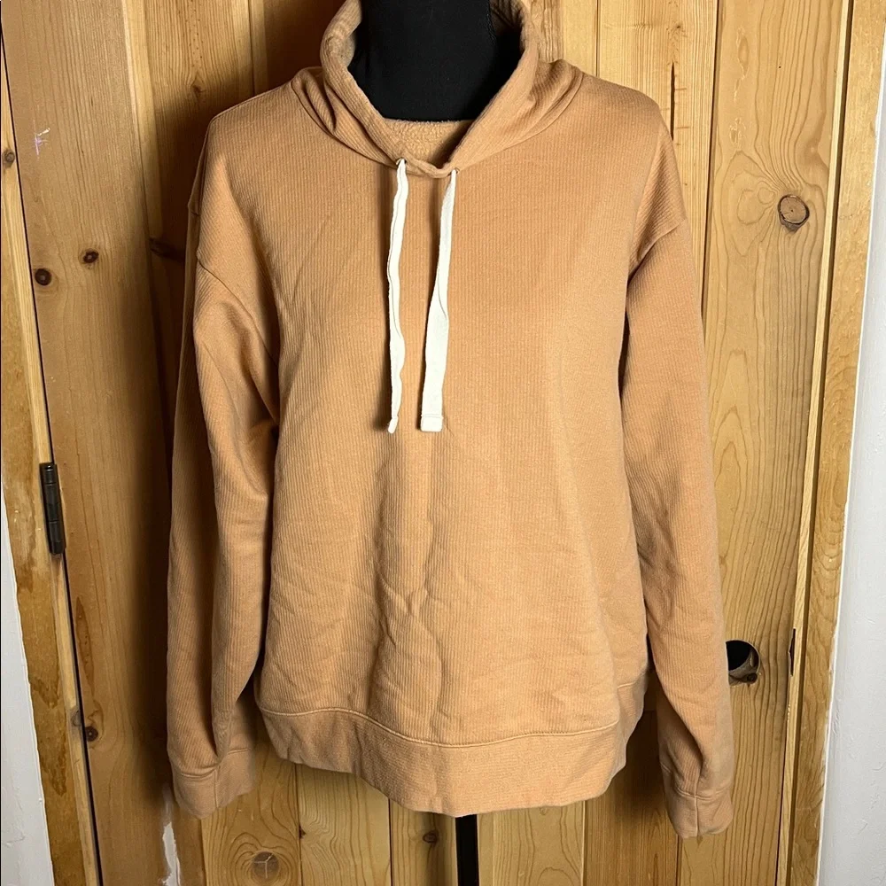 MADEWELL (MWL) Ribbed Funnelneck Sweatshirt - Picture 6 of 10